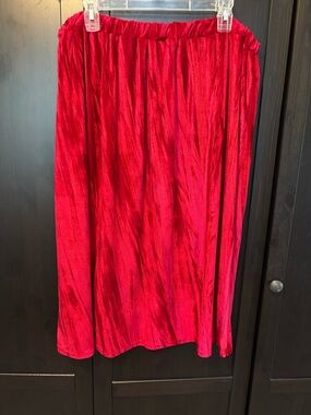 Shein velvet pull on skirt